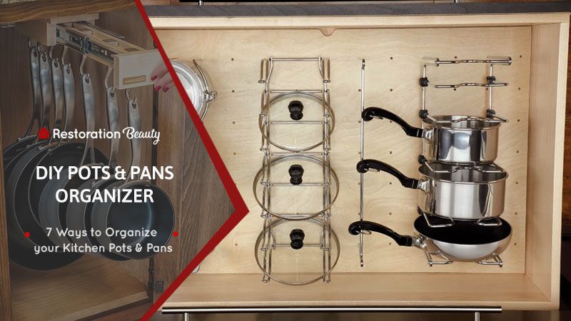 DIY Pots and Pans Organizer - Pine and Poplar