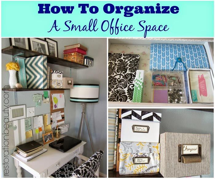 Small Space Office Organization Ideas